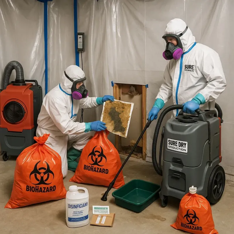 Contaminated Water Handling Protocols process in Hampton, IL